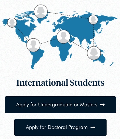 Choose your international degree